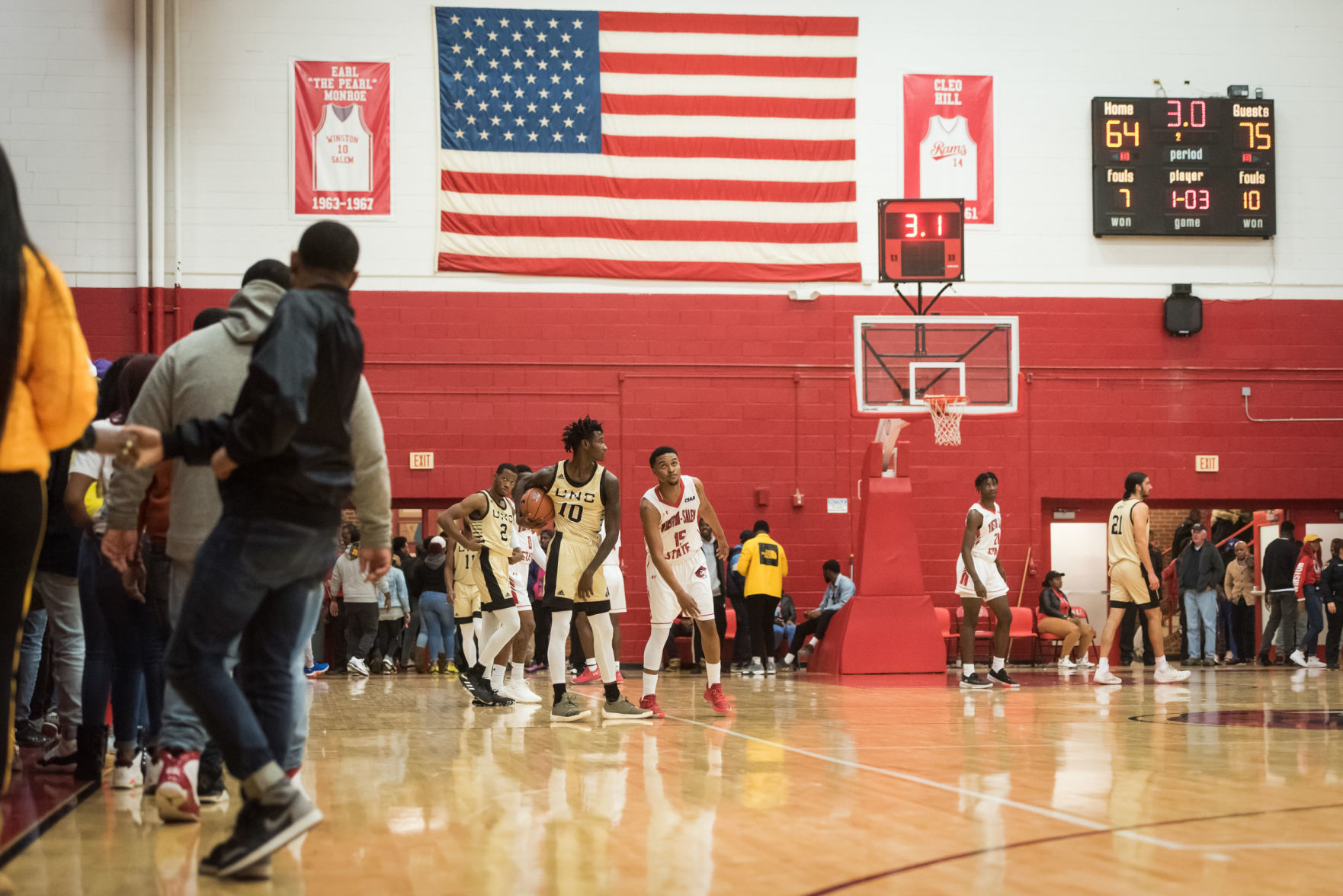 WSSU UNC Pembroke Mens Basketball
